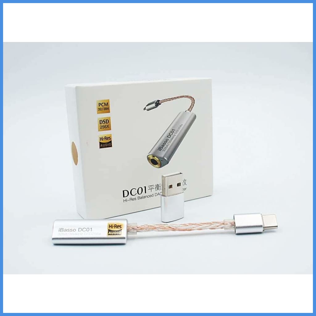 Ibasso Dc01 Hi-Res 2.5Mm Balanced Dac Cable Adapter For Type C Plug Amplifier