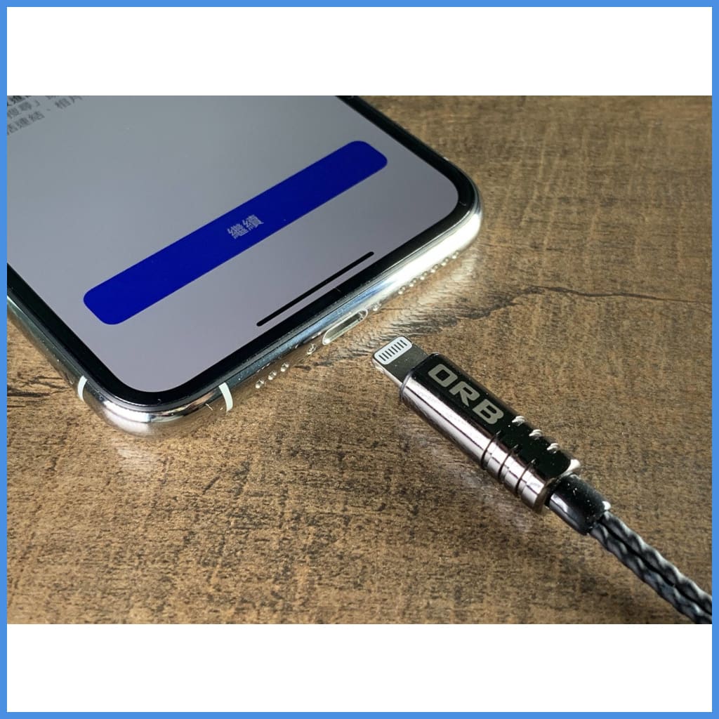 Orb Clear Force Ultimate Lightning Cable For Iphone With Mmcx Cm Iem Headphone Upgrade