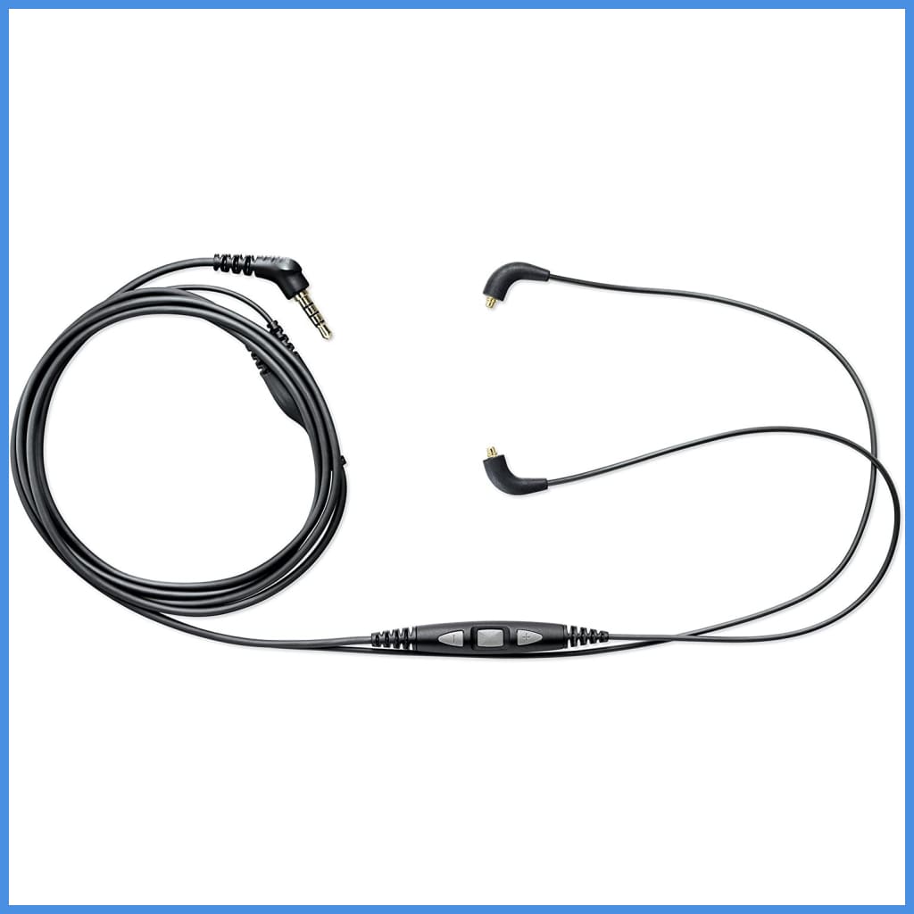 Shure Cbl-M+-K-Efs Mmcx Cable With In-Line Remote And Mic For 3.5Mm Earphones Upgrade