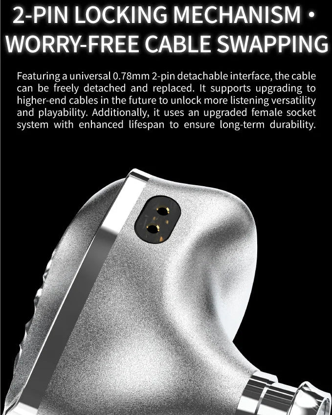 TangZu Yuan Li Remake IEMs - 10mm DLC Dynamic Driver Hi-Fi Earphones