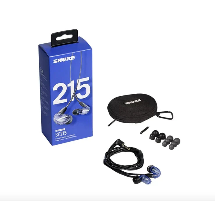 Shure SE215 Sound Isolating Earphones with Mic + Free Gift Cable