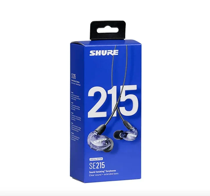 Shure SE215 Sound Isolating Earphones with Mic + Free Gift Cable