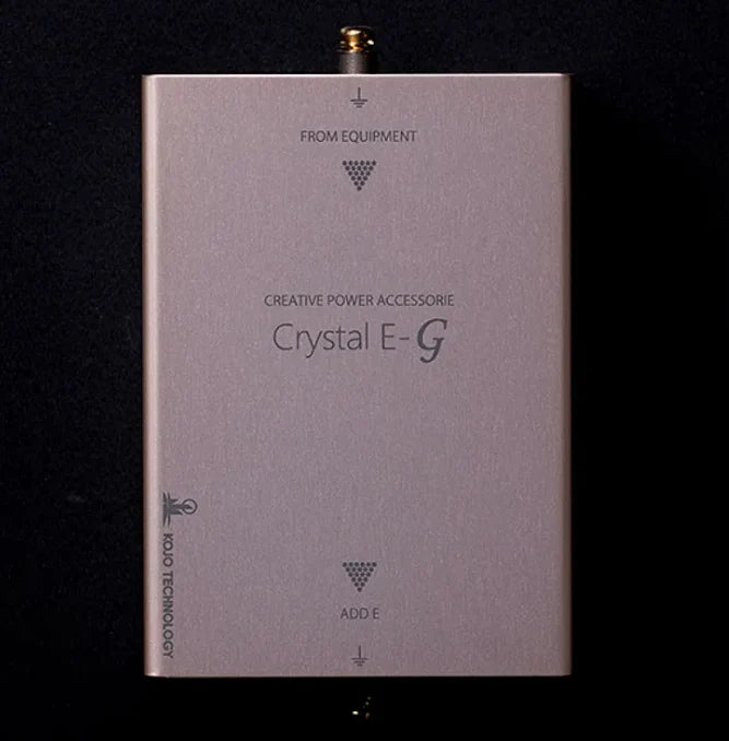 KOJO Technology Crystal E-G High-End Ground Box Champagne Gold Made in Japan Limited Edition
