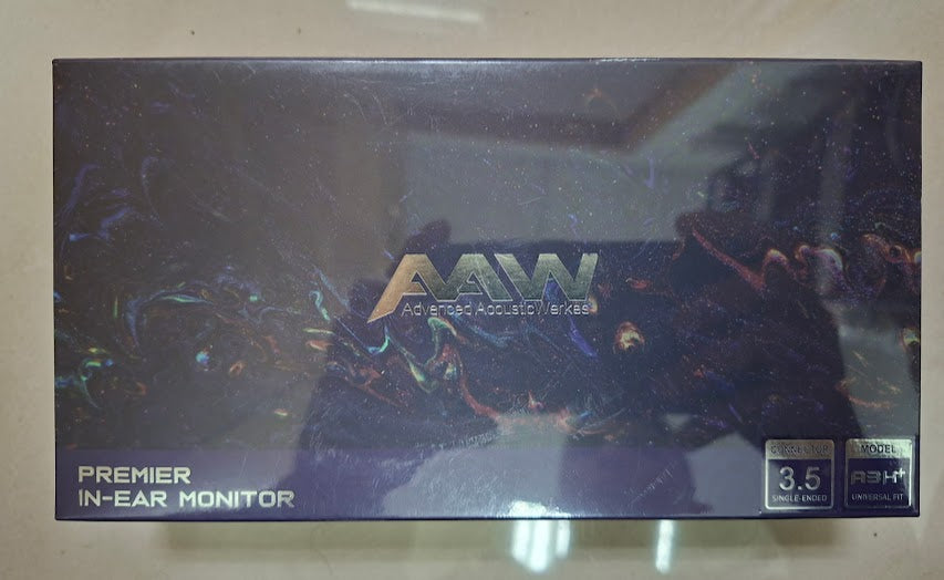 AAW A3H+ Hybrid Driver In-Ear Monitor IEM Earphone with 3.5mm Silver Plated Copper Cable