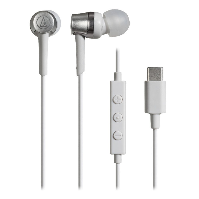 Audio-Technica ATH-CKD3C USB-C Earbuds with Built-in DAC & Mic