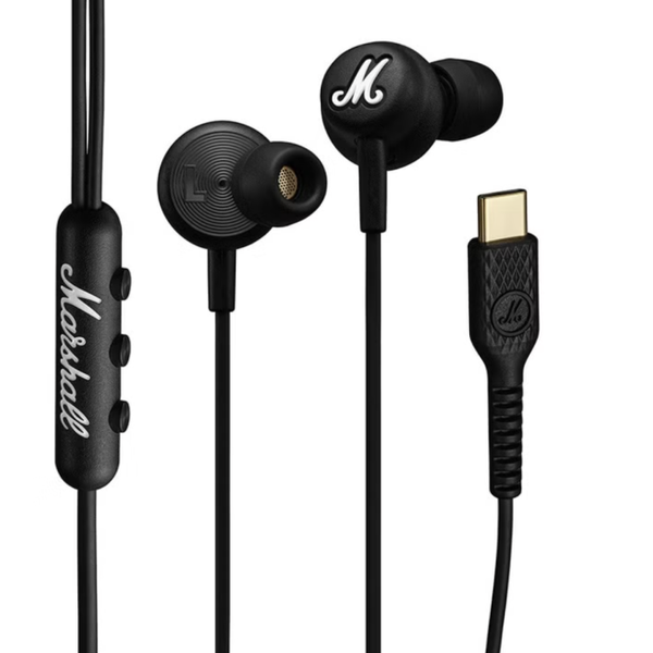 Marshall Mode USB‑C Wired In‑Ear Earphones with Mic – 9mm Dynamic Driv