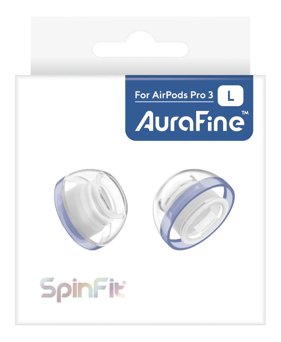 SpinFit AuraFine Ear Tips for AirPods Pro 3 - Premium Comfort
