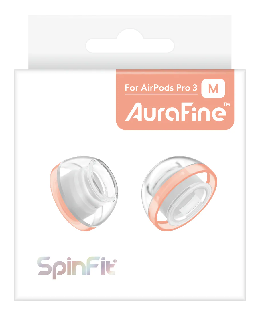 SpinFit AuraFine Ear Tips for AirPods Pro 3 - Premium Comfort