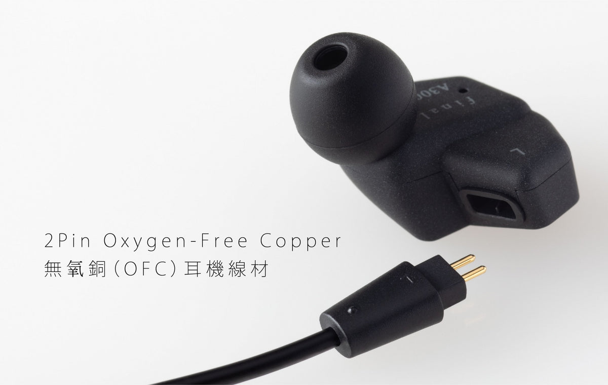 Final Audio A3000 In-Ear Monitor IEM Headphones - 3.5mm 2-Pin Cable