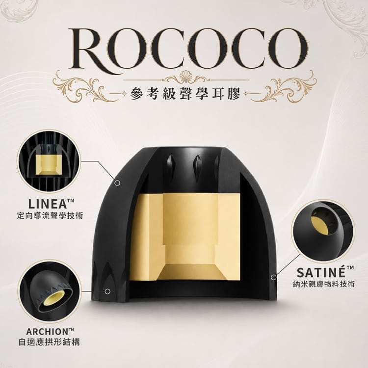 Eletech Rococo Reference Grade Eartips | Premium IEM Ear Tips