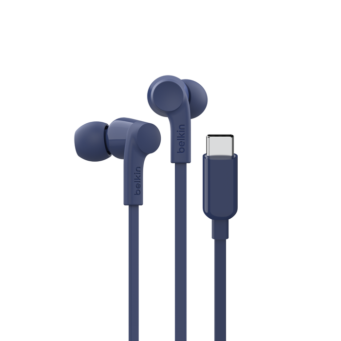 Belkin SoundForm USB-C Wired Earbuds Noise Isolating Mic G3H0002