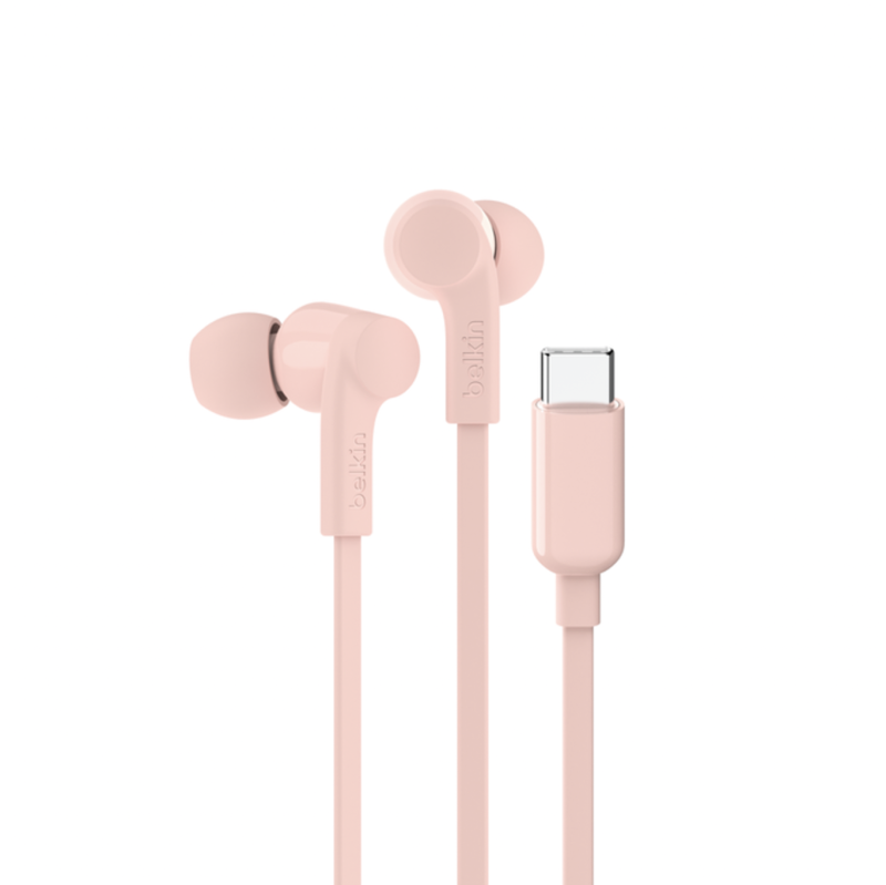 Belkin SoundForm USB-C Wired Earbuds Noise Isolating Mic G3H0002