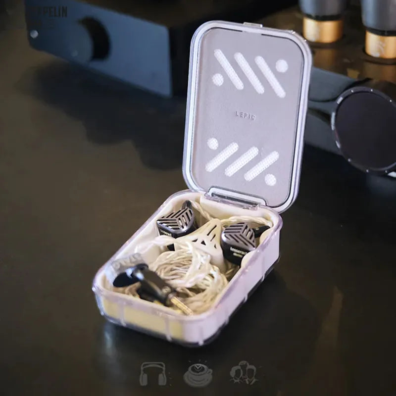 LEPIC Jukebox Storage Case for Earphone IEM Cable with Shock-Resistant 5 Colors