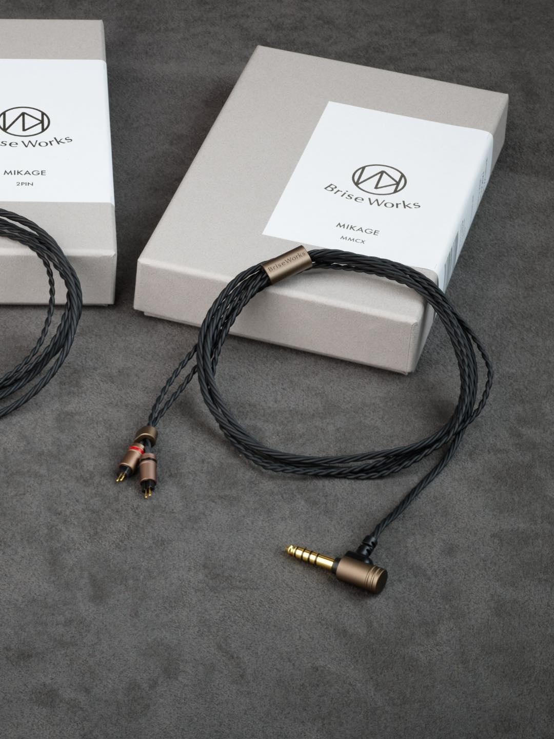 Brise Audio Works MIKAGE In-Ear Monitor IEM Copper Cable 4.4mm Plug CM 2-Pin Connector