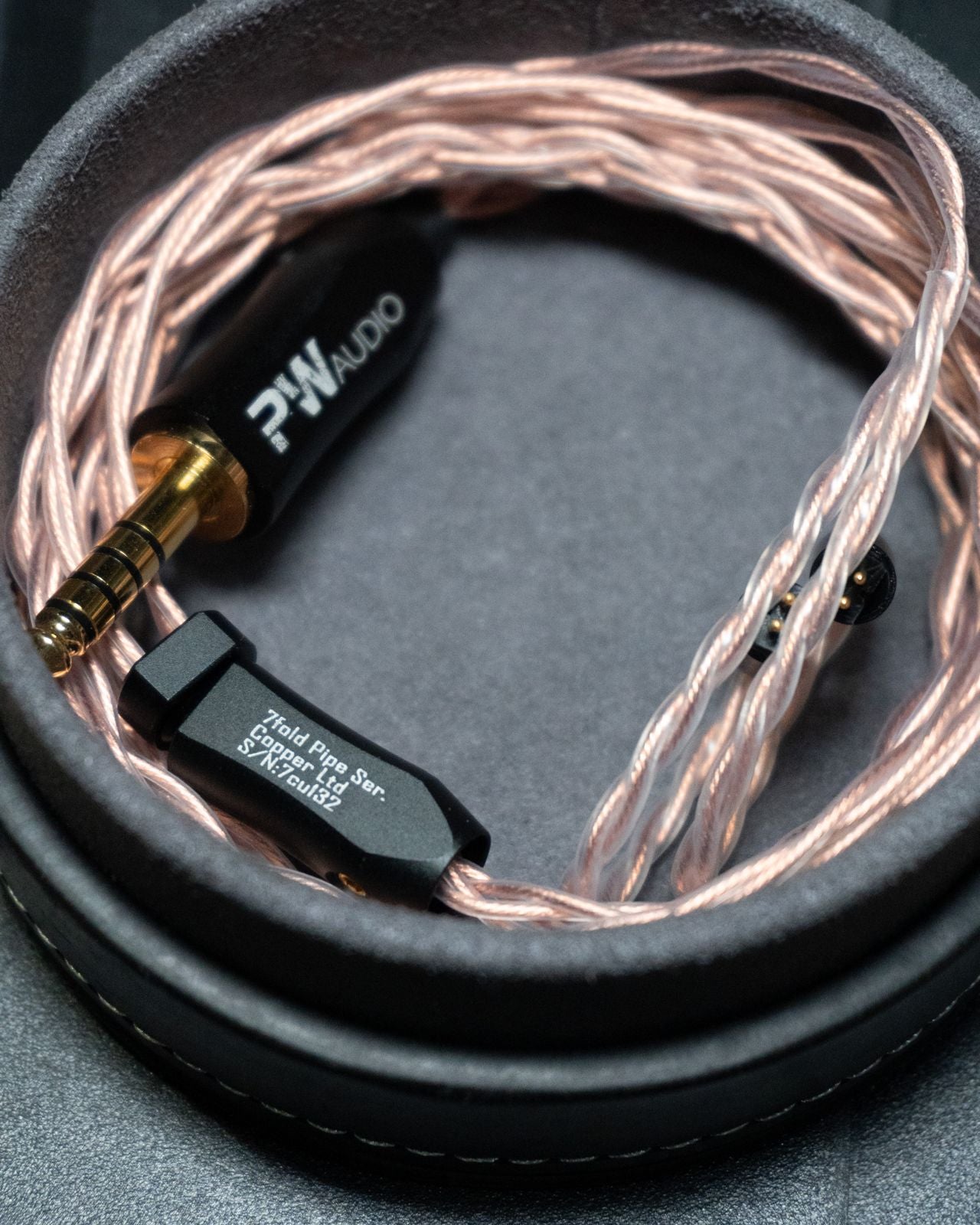 PW Audio Sevenfold Pipe Series Copper Limited In-Ear Monitor IEM Earphone Cable