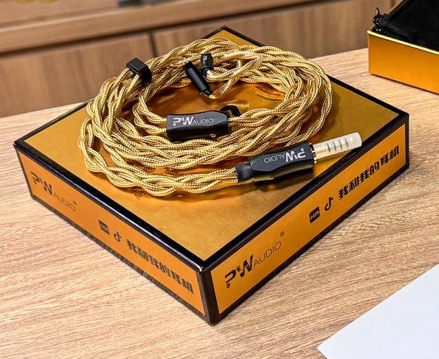 PW Audio Golden Horse In-Ear Monitor IEM Earphone Copper Cable Limited Edition