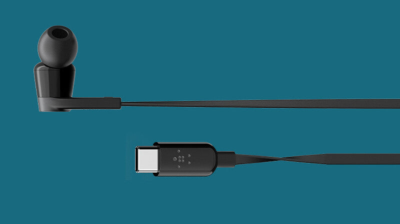 Belkin SoundForm USB-C Wired Earbuds Noise Isolating Mic G3H0002