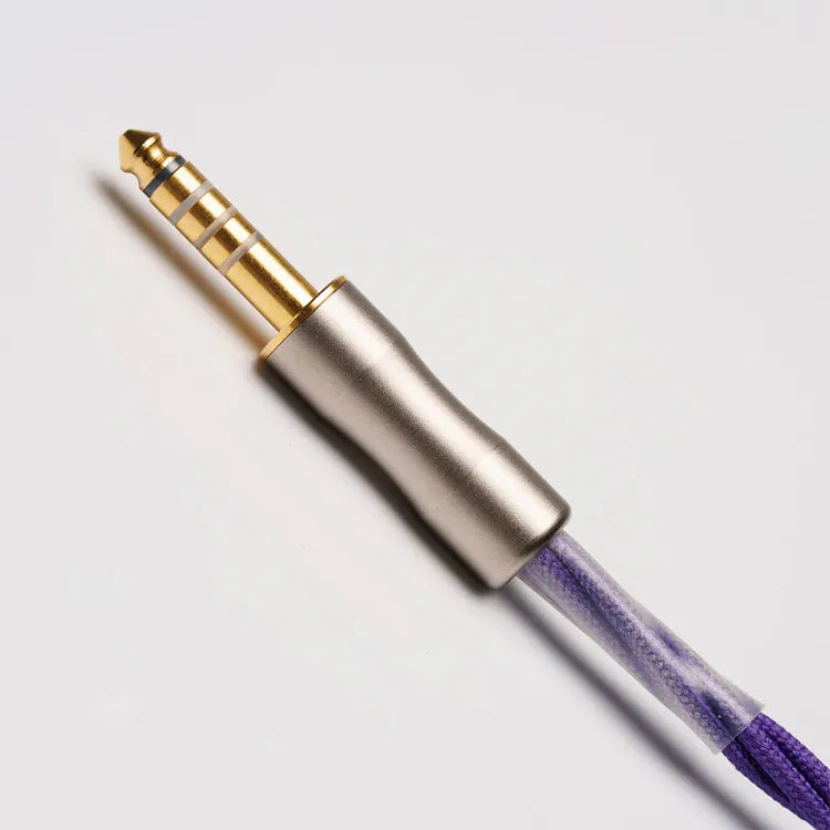 ROSESELSA Golden Rose 6N OCC Single Crystal Silver Single Crystal Copper Mixed Cable for In-Ear Monitor IEM Earphone