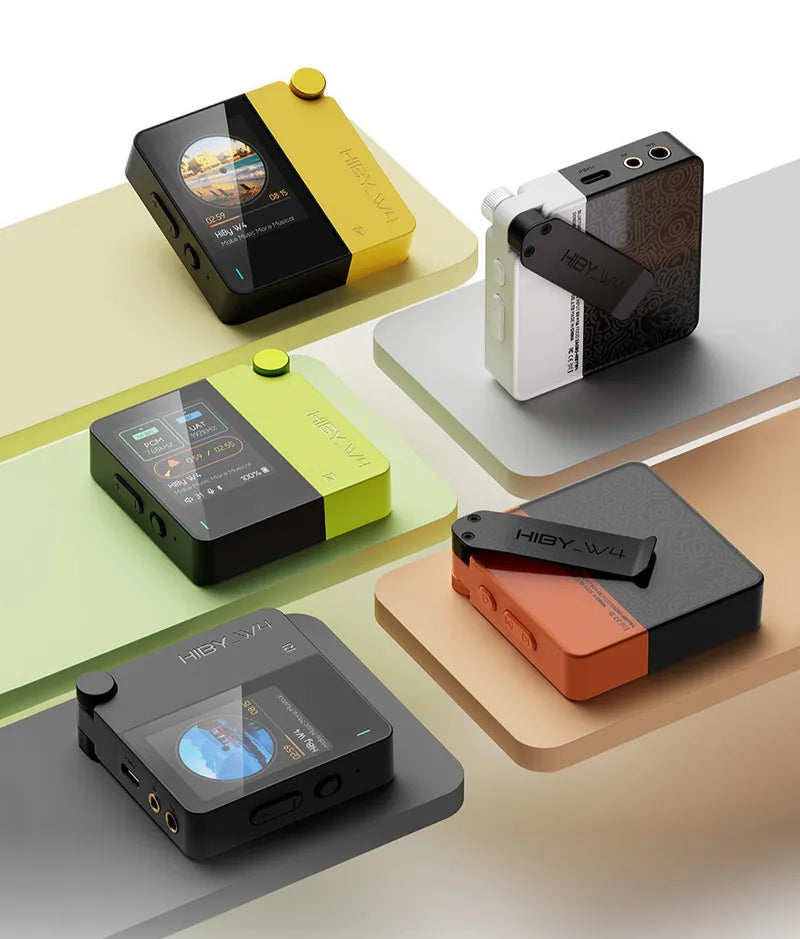 HiBy W4 Portable HiFi Wireless Bluetooth 5.4 Headphone DAC Amplifier with 3.5mm 4.4mm Output