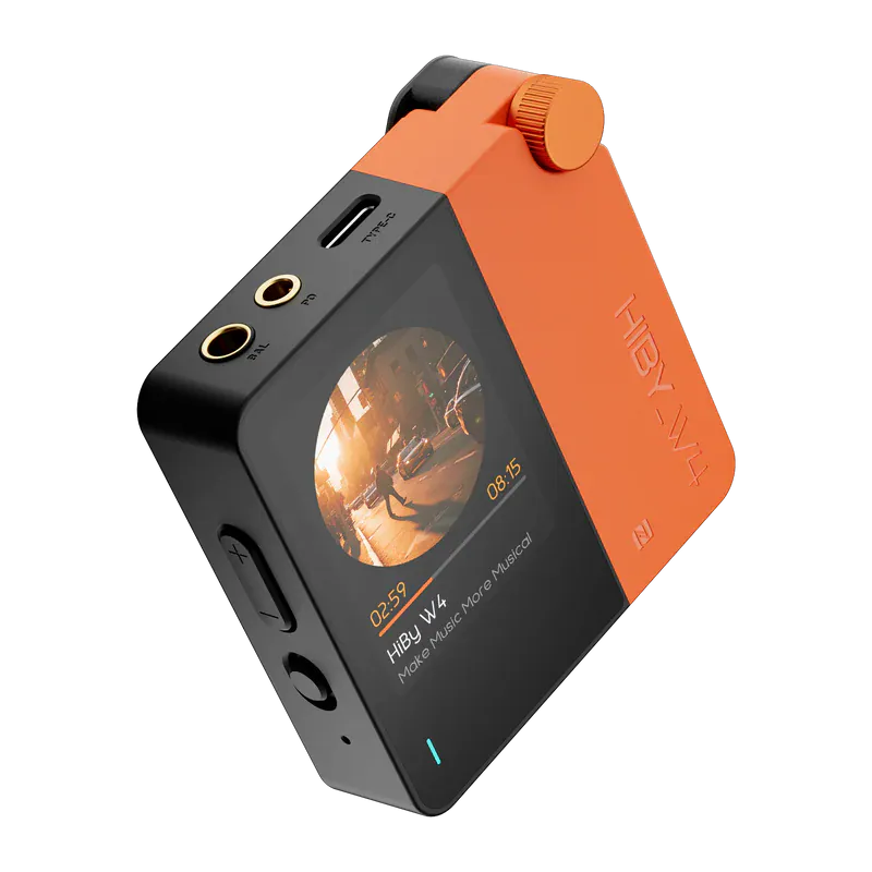 HiBy W4 Portable HiFi Wireless Bluetooth 5.4 Headphone DAC Amplifier with 3.5mm 4.4mm Output