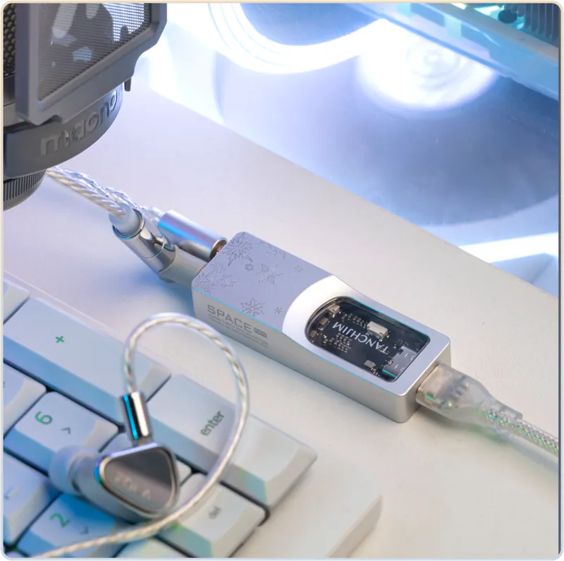 TANCHJIM Space Pro Asano-Tanch Portable DAC AMP for Smartphone with 3.5mm 4.4mm Outputs USB-C Plug