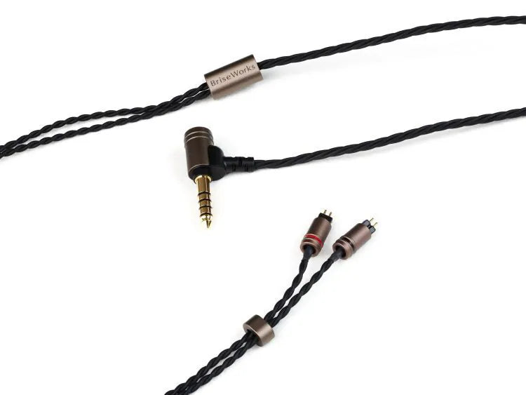 Brise Audio Works MIKAGE In-Ear Monitor IEM Copper Cable 4.4mm Plug CM 2-Pin Connector