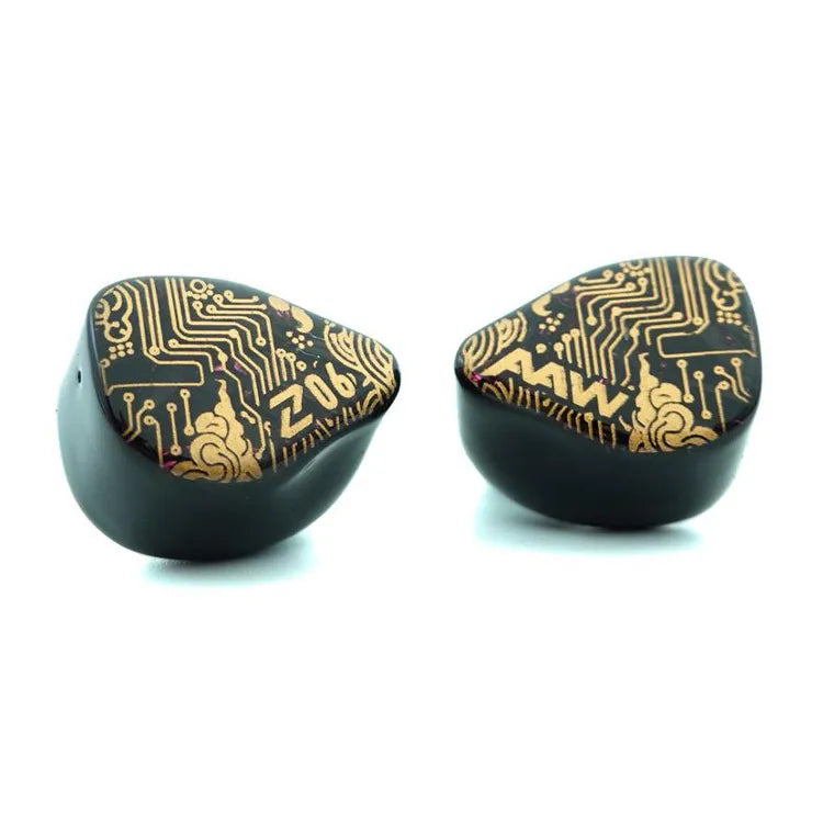AAW Z06 Aurum Edition 6‑Driver IEM – Hong Kong Limited 38 Units, Dual Isobaric Bass DD + 4 BA, 10‑40kHz, 12Ω Audiophile In‑Ear Monitors