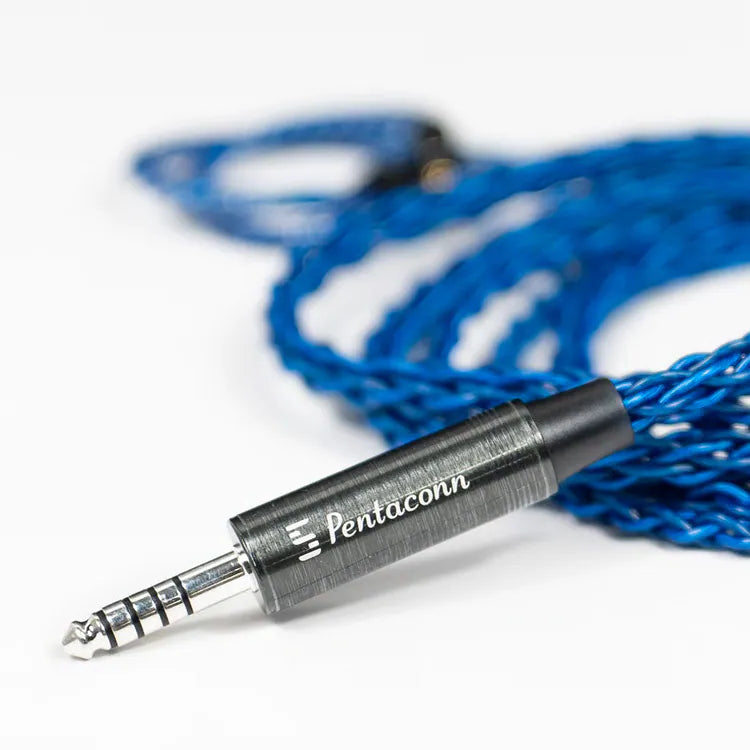 Pentaconn Wadachi 10th Anniversary Limited Edition IEM Upgrade Cable – Pentaconn Ear OFC + 4.4mm Silver Plated OFC, PCUHD Hybrid, Global 200 Units