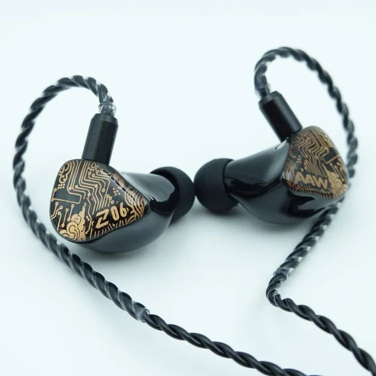 AAW Z06 Aurum Edition 6‑Driver IEM – Hong Kong Limited 38 Units, Dual Isobaric Bass DD + 4 BA, 10‑40kHz, 12Ω Audiophile In‑Ear Monitors