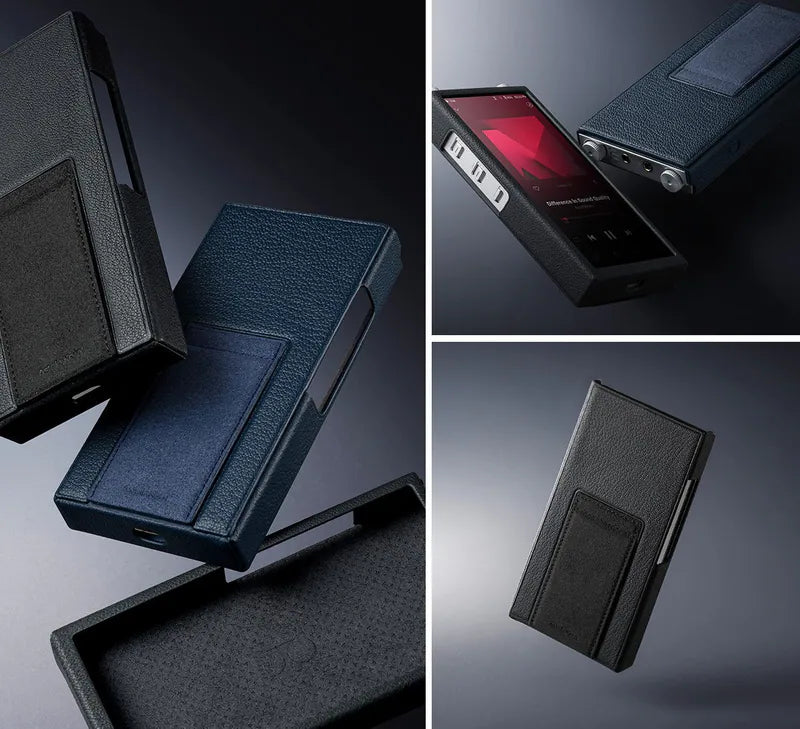 Astell&Kern AK PD20 Premium ALRAN Goatskin Leather Case Grey Marine