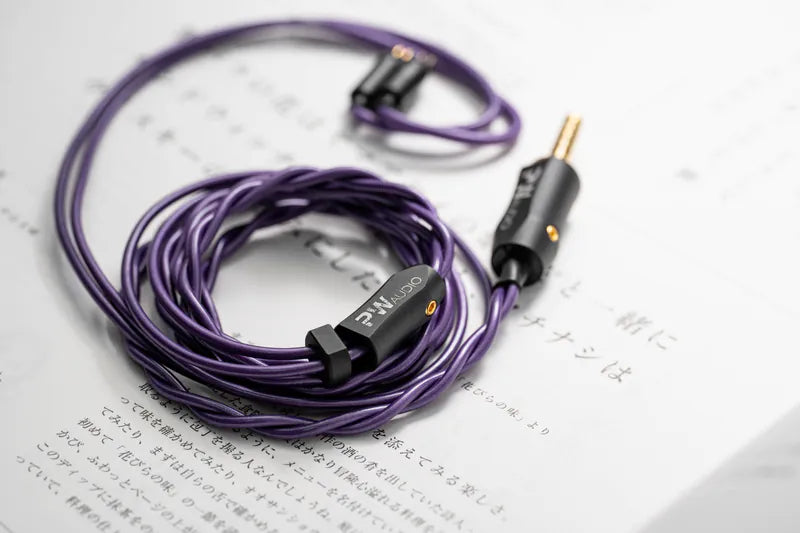 PW Audio No.15 Copper 2-Wired 4-Core Upgraded Cable with 4.4mm 3.5mm C PW Audio No.15 Copper 2-Wired 4-Core Upgraded Cable with 4.4mm 3.5mm C