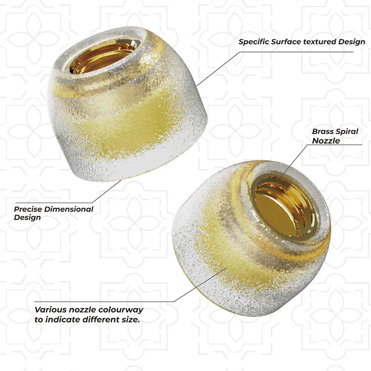 TangZu Tang Sancai Noble Edition Brass Wide Bore Ear Tips