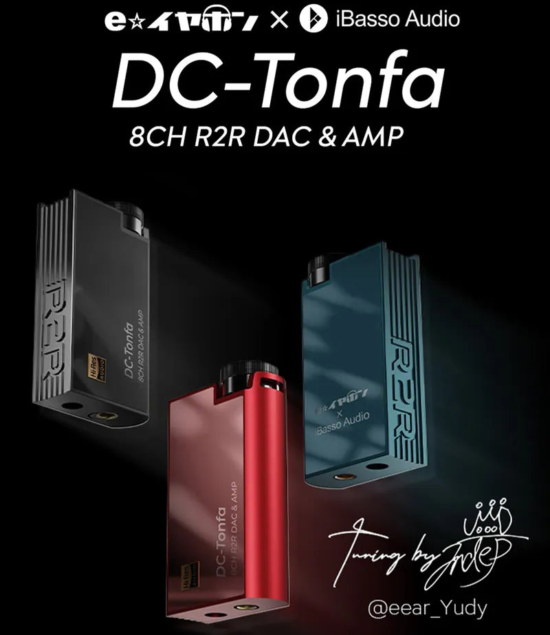 iBasso DC-Tonfa Portable R2R DAC & Amp | 800mW Balanced Headphone Amp