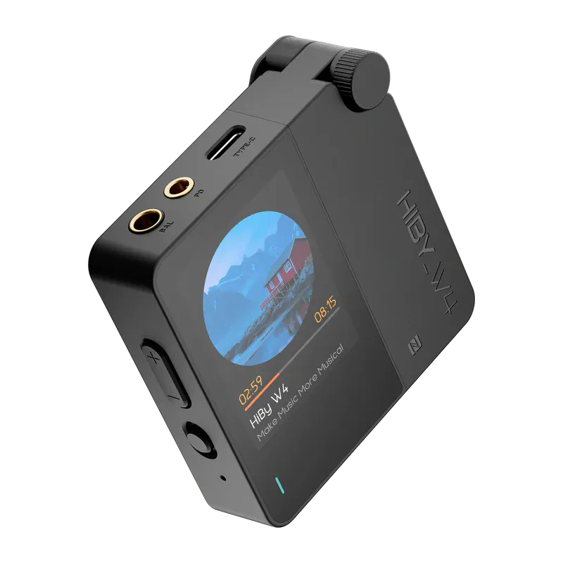 HiBy W4 Portable HiFi Wireless Bluetooth 5.4 Headphone DAC Amplifier with 3.5mm 4.4mm Output