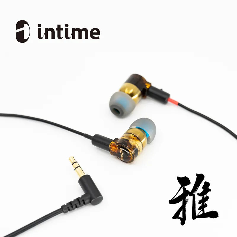 InTime Miyabi MKII In-Ear Monitor IEM Earphone 3.5mm Cable Made In Japan