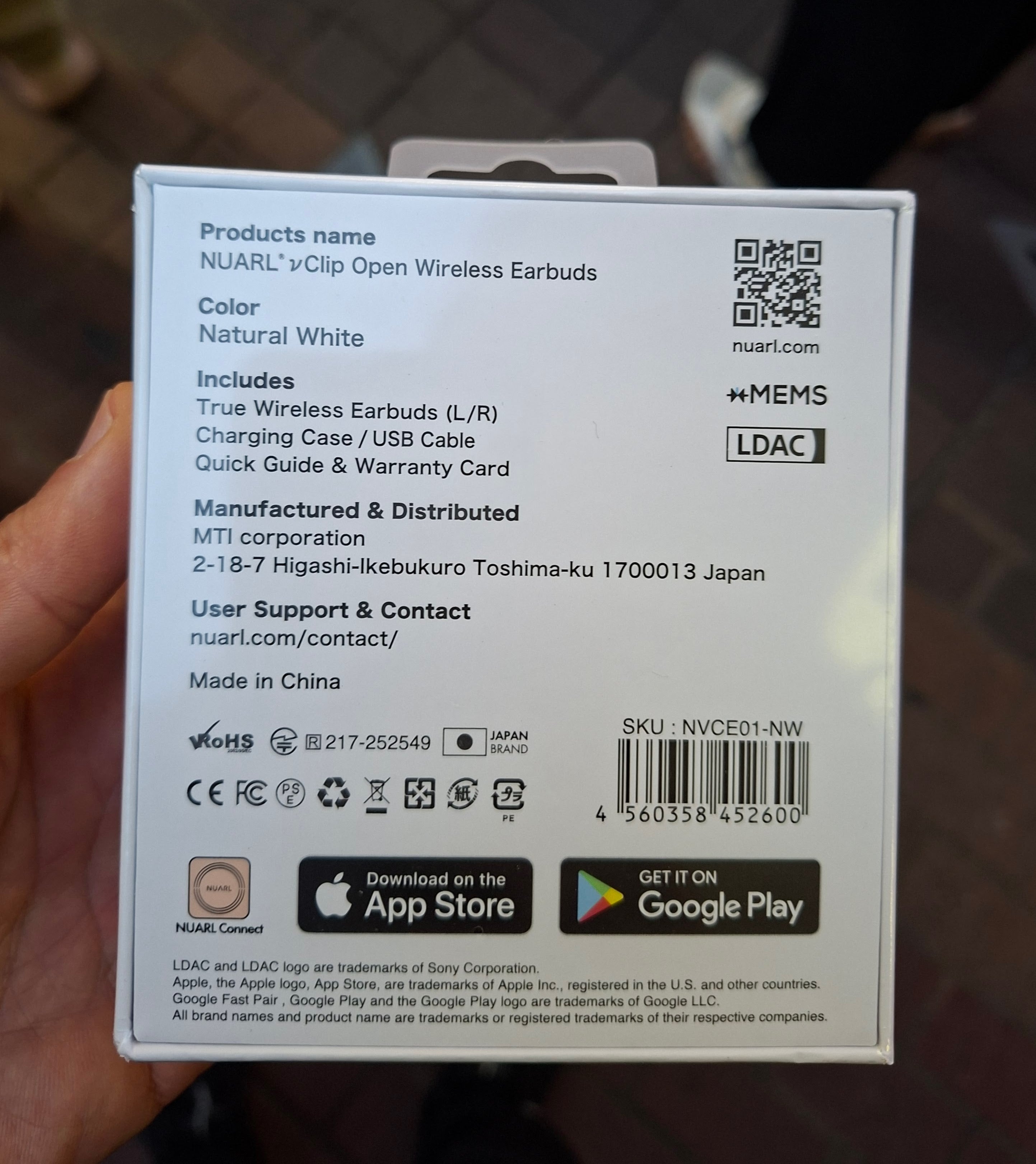 NUARL VClip Dual Driver Open-Ear Bluetooth 5.4 True Wireless Earphones Support AI Translation App