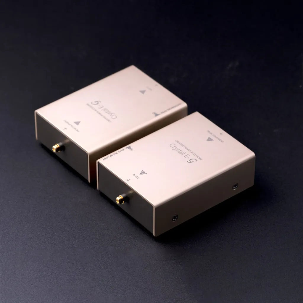 KOJO Technology Crystal E-G High-End Ground Box Champagne Gold Made in Japan Limited Edition