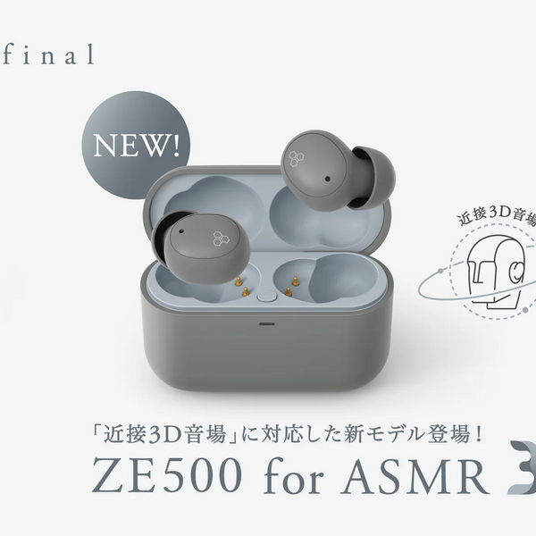 Final ZE500 for ASMR 3D True Wireless Bluetooth 5.4 Earphone Support I