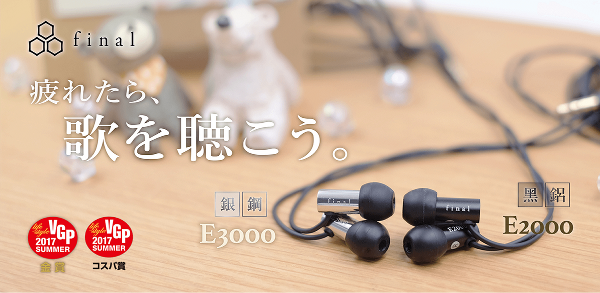 Final Audio E3000 Hi-Res Stainless Steel In-Ear Headphones IEM