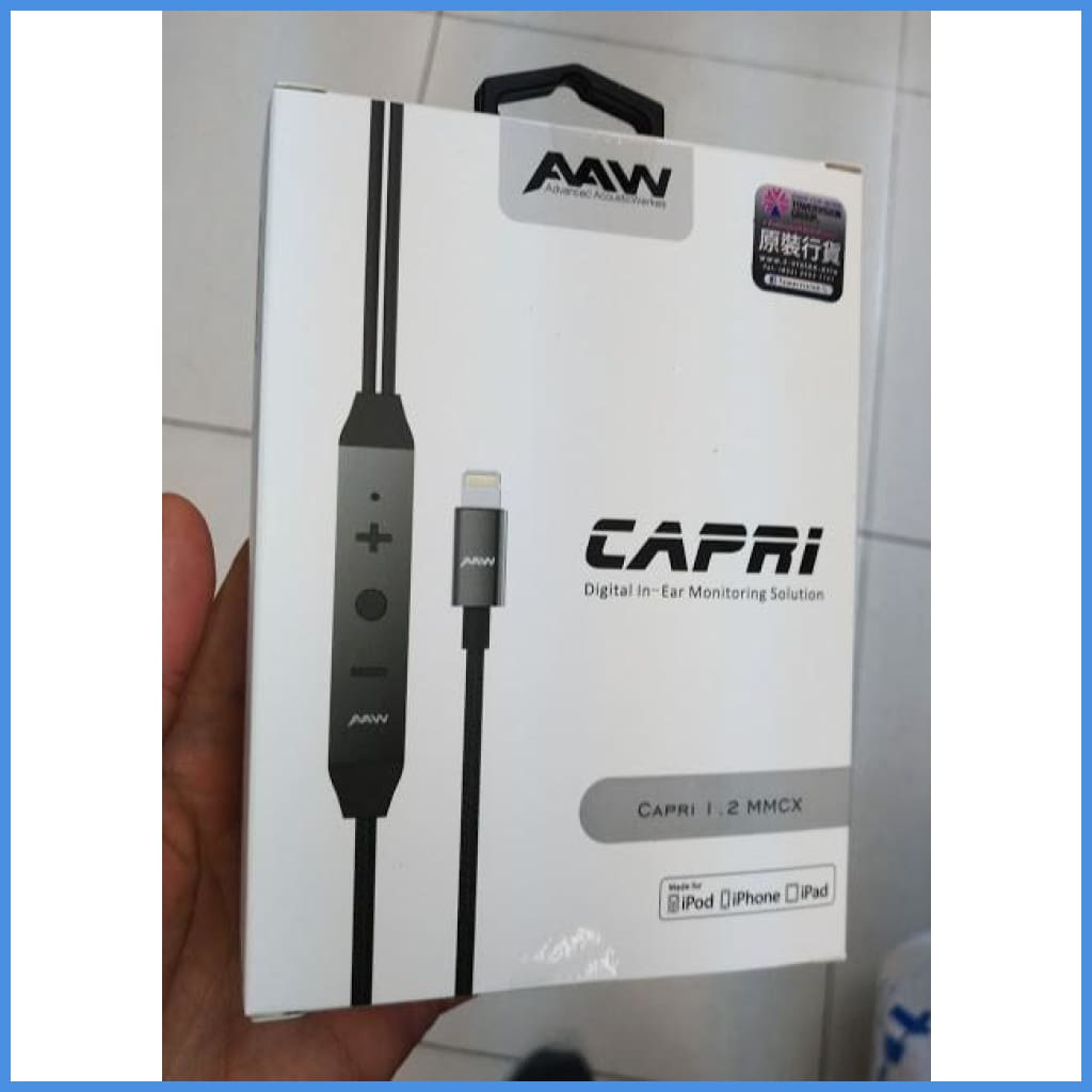 Aaw Capri Lightning Cable With Microphone Dac Remote For Se Earphones Mmcx Upgrade
