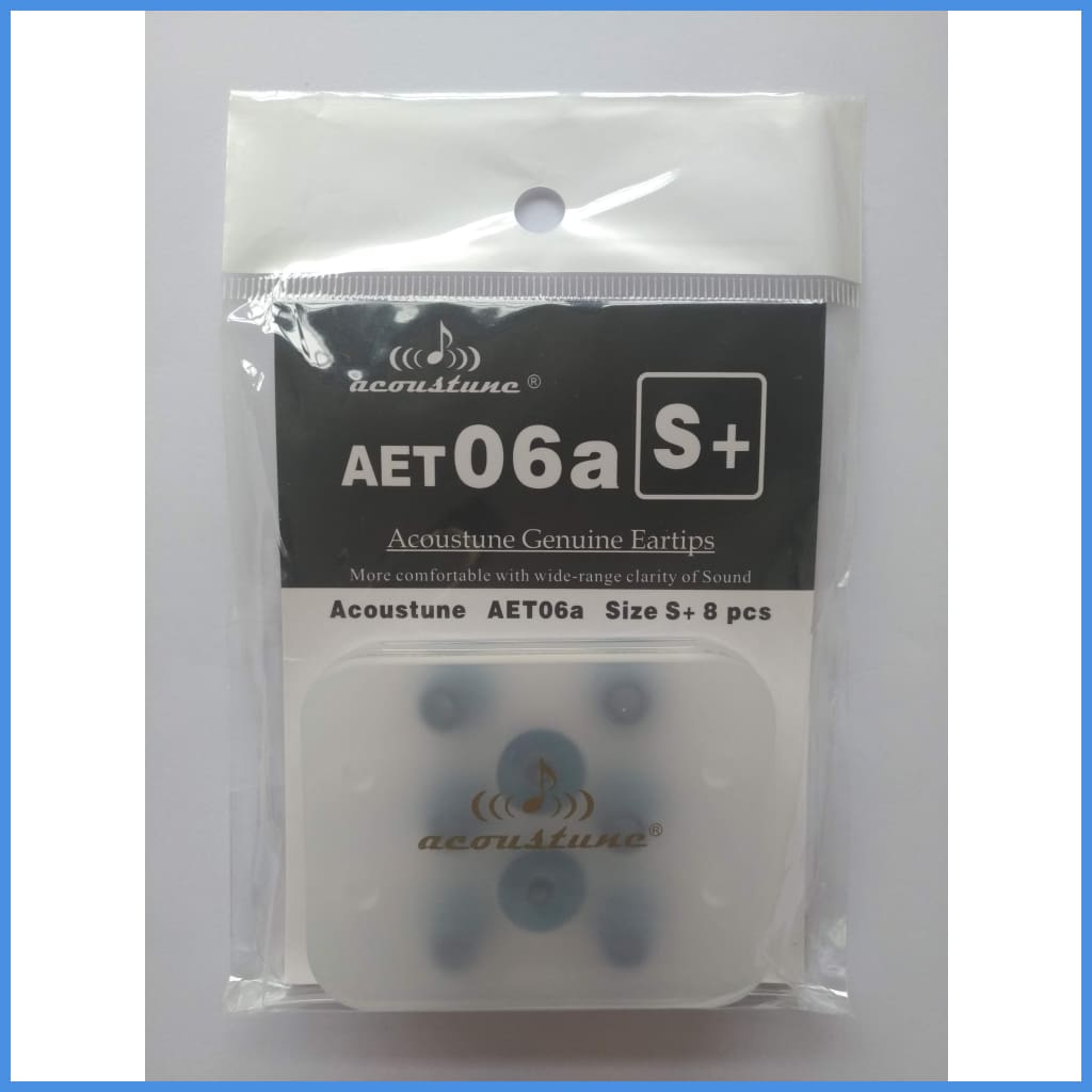 Acoustune Aet06 Double Flange Eartips 3 Pairs Aet06A Small S+ (4-Pair With Case) Eartip