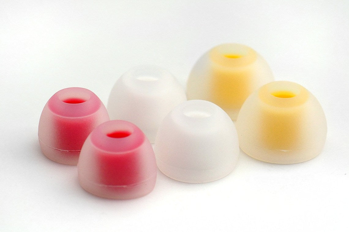 Acoustune AET07 / AET08 Silicone Eartips for IEMs – Tuning Tips for Enhanced Bass, Clear Vocals & Better Fit (Compatible with Campfire, JH, JVC, Noble, AKG, Fender)