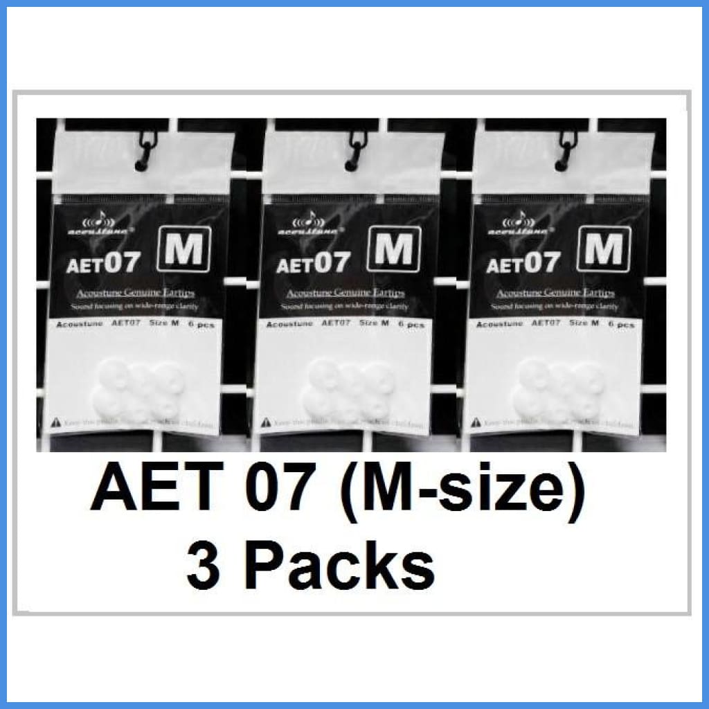 Acoustune Aet07 Eartip 3 Packs Medium (3 Packs)