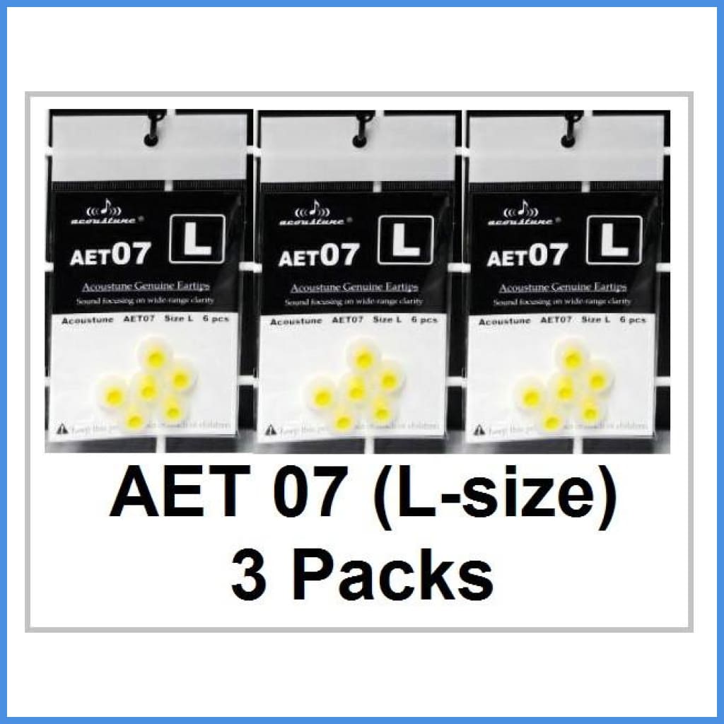 Acoustune Aet07 Eartip 3 Packs Large (3 Packs)