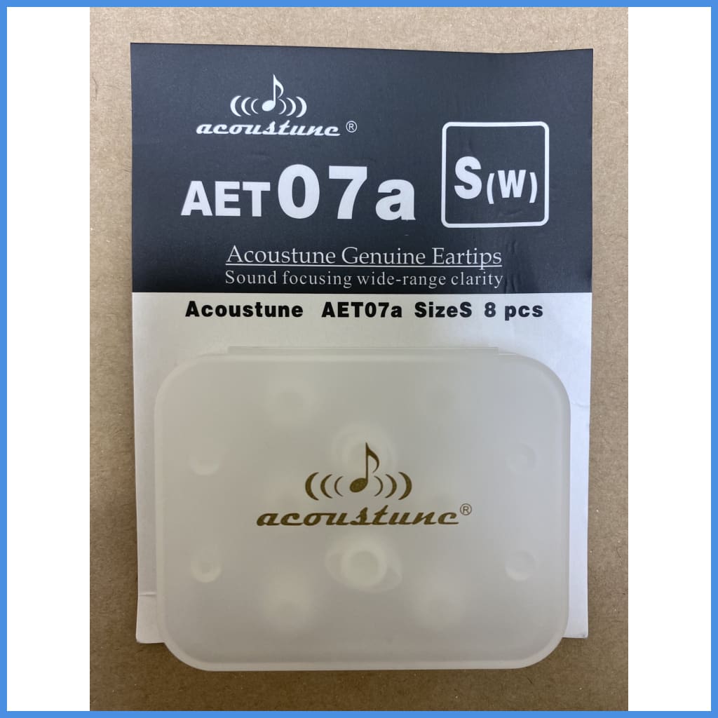 Acoustune Aet07 Eartip 3 Pairs Aet07A Small S (W White) (4-Pair With Case)