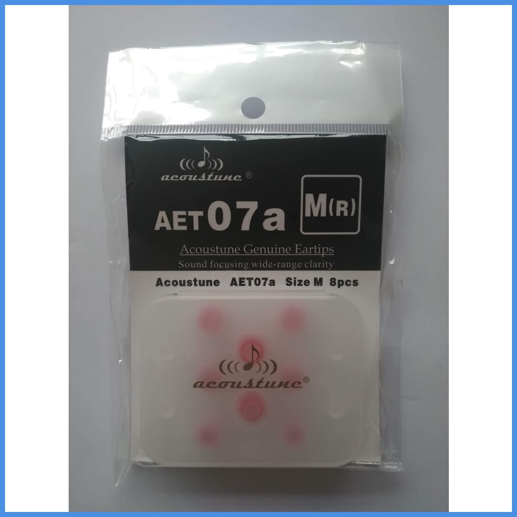 Acoustune Aet07 Eartip 3 Pairs Aet07A Medium M (R Red) (4-Pair With Case)