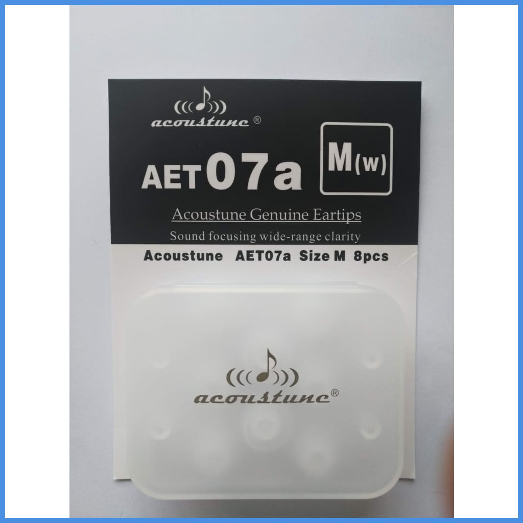 Acoustune Aet07A S M L Eartips 4 Pairs With Case Medium M(W) White (4 Pairs Case) Eartip