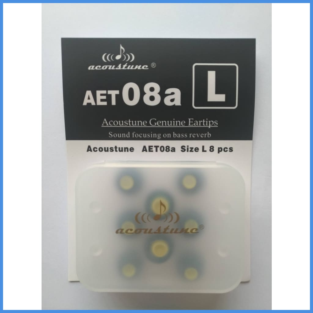 Acoustune Aet08A S M L Eartips 4 Pairs With Case Large (4 Pairs Case) Eartip