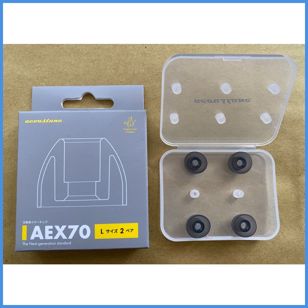 Acoustune Aex70 Silicon Eartips 2 Pairs For In-Ear Monitor Iem Earphone With Case Eartip