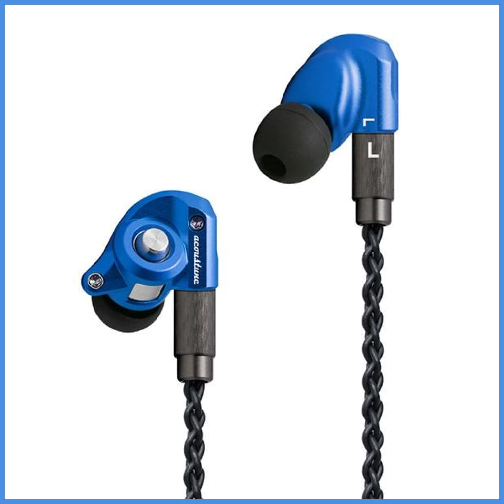 Acoustune Hs1300Ss In-Ear Iem Earphone With 3.5Mm 8-Wire Ofc Cable Blue